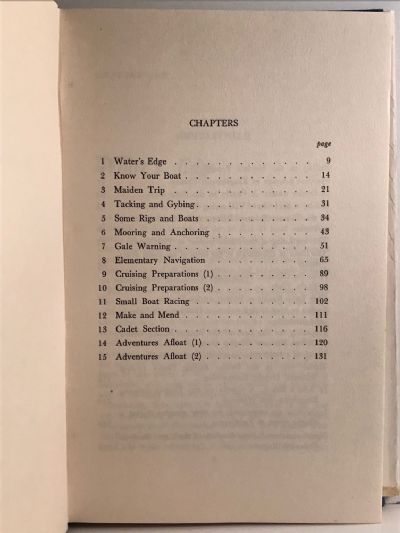 THE BOY'S BOOK OF SAILING