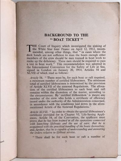 LIFEBOAT HANDBOOK