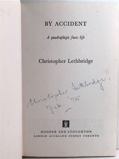 BY ACCIDENT: A Quadraplegic Faces Life