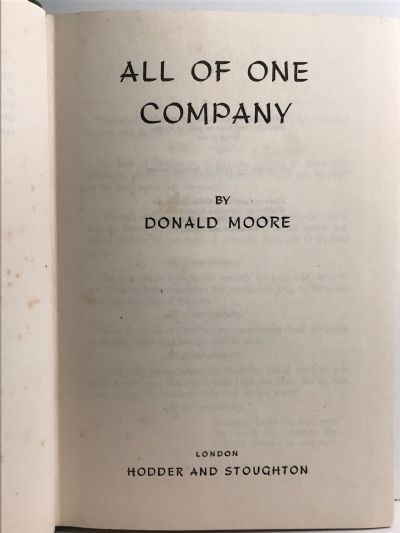 ALL OF ONE COMPANY: The Novel of One Arctic Convoy