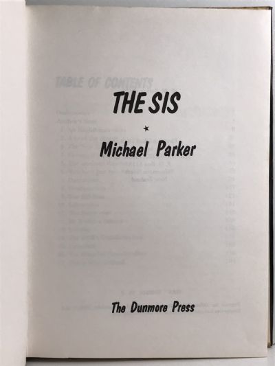 THE S.I.S. The New Zealand Security Intelligence Service