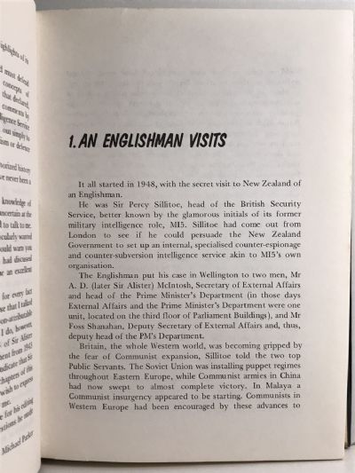 THE S.I.S. The New Zealand Security Intelligence Service