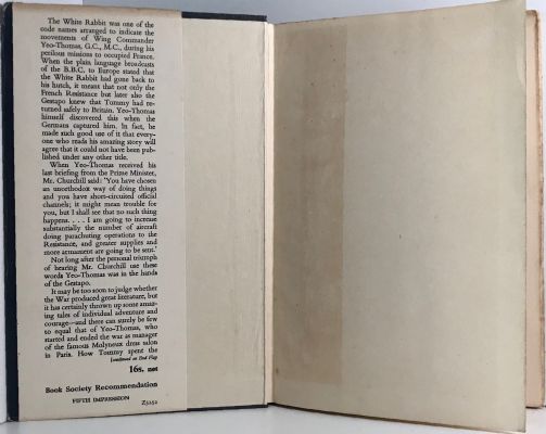 THE WHITE RABBIT: The Story of Wing Commander F. F. E. Yeo-Thomas G.C