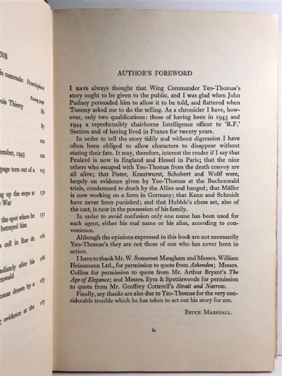 THE WHITE RABBIT: The Story of Wing Commander F. F. E. Yeo-Thomas G.C