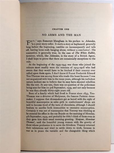THE WHITE RABBIT: The Story of Wing Commander F. F. E. Yeo-Thomas G.C