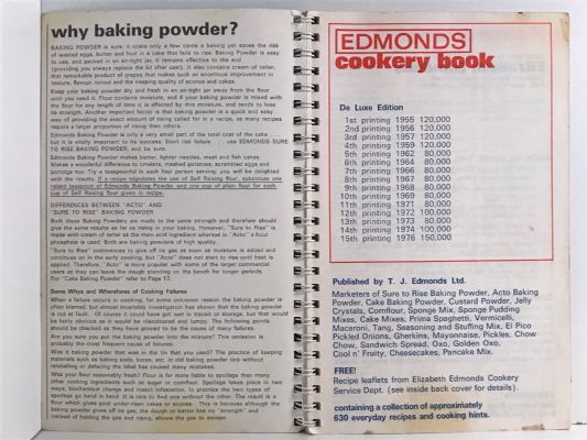 EDMONDS COOKERY BOOK De Lux Edition - 15th Printing 1976