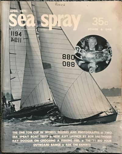 VINTAGE MAGAZINE: Sea Spray / Power & Sail - Vol. 26, No. 3 - April 1971 