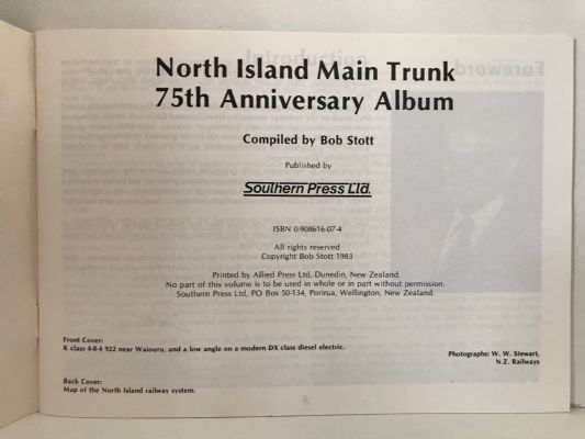 NORTH ISLAND MAIN TRUNK: 75th Anniversary Album