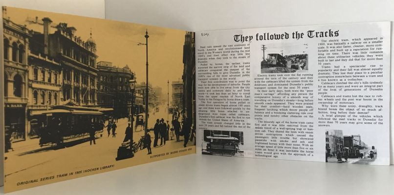 RIDING THE RAILS: A Pictorial History of Trams And Cablecars In Dunedin