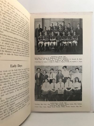 TIMARU SOUTH SCHOOL: 75th Jubliee 1881-1956
