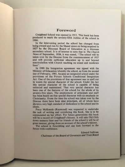 CRAIGHEAD: The First 75 Years 1911 to 1986