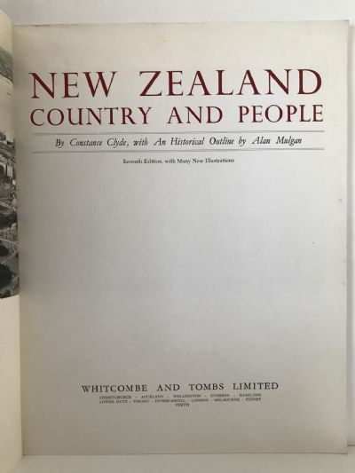 NEW ZEALAND: Country And People