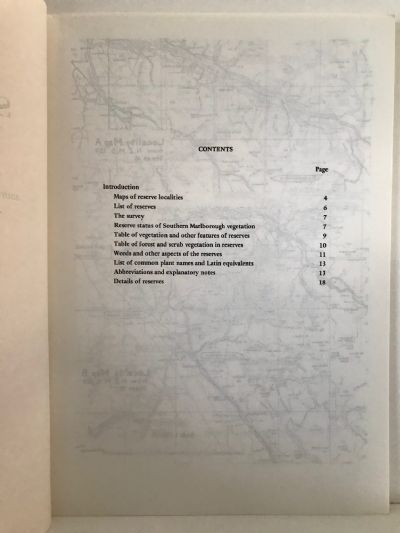SCENIC RESERVES OF SOUTHERN MARLBOROUGH