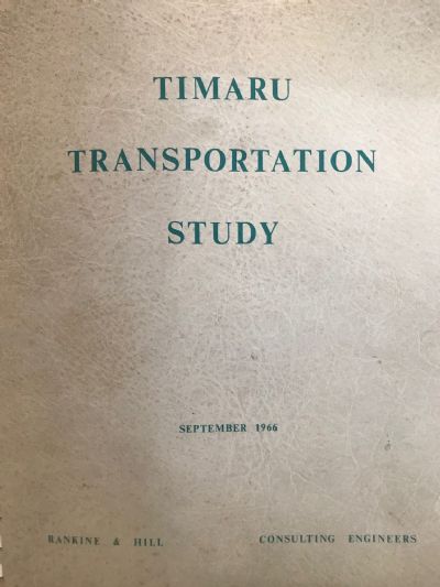 TIMARU TRANSPORTATION STUDY: September 1966 