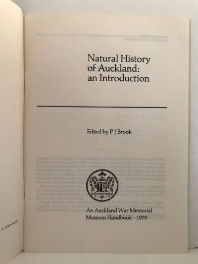 NATURAL HISTORY OF AUCKLAND: An Introduction