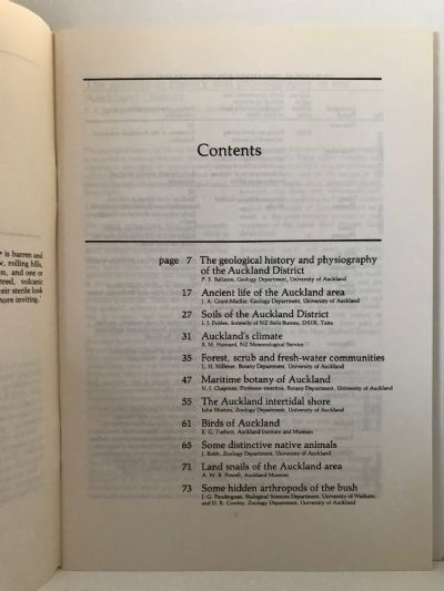 NATURAL HISTORY OF AUCKLAND: An Introduction