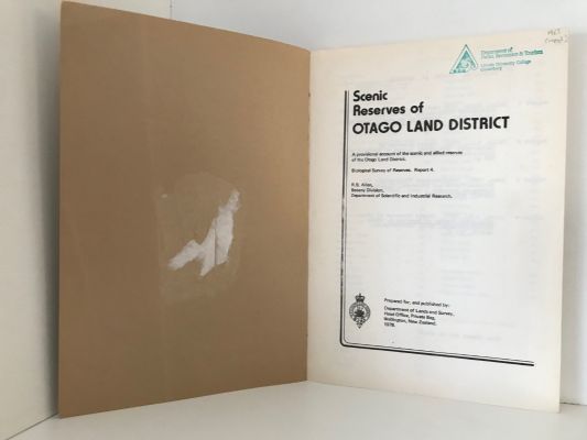 SCENIC RESERVES OF OTAGO LAND DISTRICT: Report 4