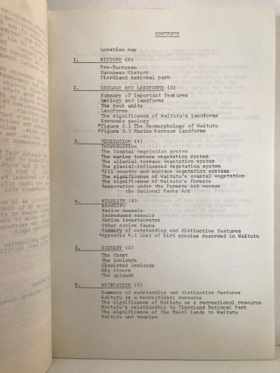 WAITUTU: The Track to Preservation