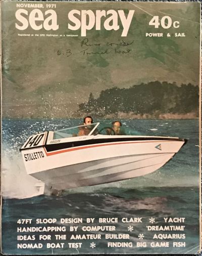 VINTAGE MAGAZINE: Sea Spray / Power & Sail Vol. 26, No. 10 - November 1971 