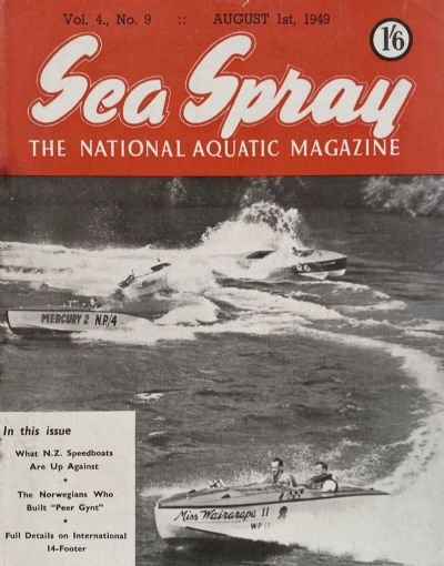 VINTAGE MAGAZINE: Sea Spray - August 1949 - Vol. 4, No. 9