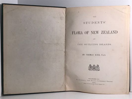 FLORA OF NEW ZEALAND: And the outlying Islands