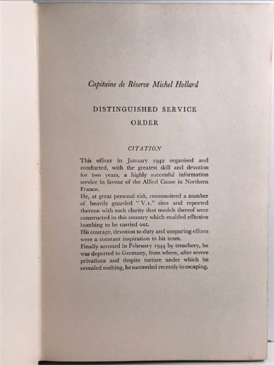 AGENT EXTRAORDINARY: The Story of Michel Hollard D.S.O. Croix de Guerre