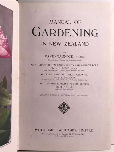 MANUAL OF GARDENING IN NEW ZEALAND
