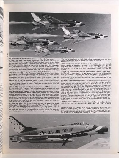 US AIR FORCE: Thunderbirds - A Capsule History