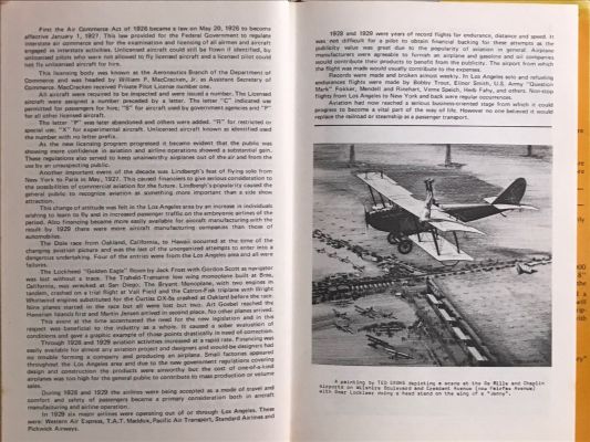 LOS ANGELES AERONAUTICS 1920-1929