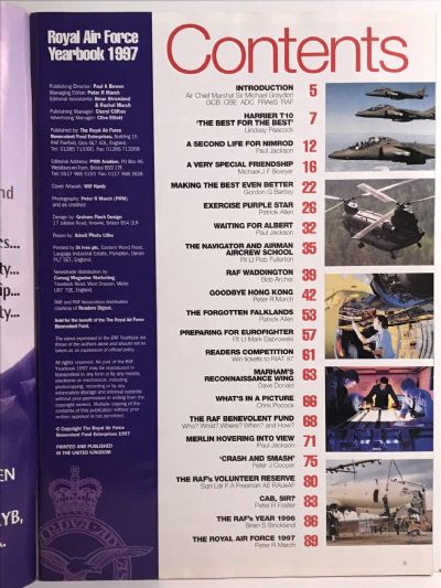ROYAL AIR FORCE YEARBOOK 1997