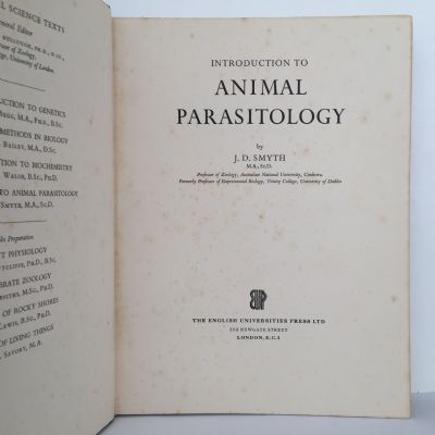 Introduction to Animal Parasitology