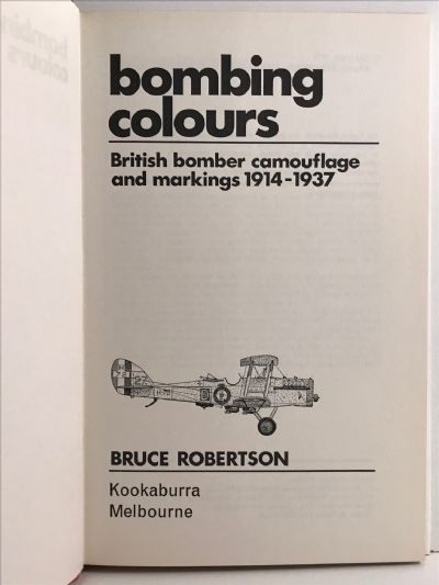 BOMBING COLOURS: British bomber camouflage and markings 1914-1937