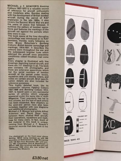 BOMBING COLOURS: RAF Bombers, their markings and operations 1937-1973