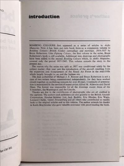 BOMBING COLOURS: RAF Bombers, their markings and operations 1937-1973