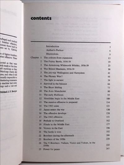 BOMBING COLOURS: RAF Bombers, their markings and operations 1937-1973