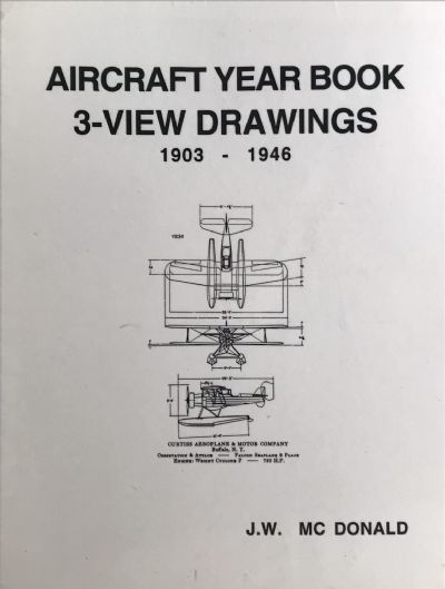 AIRCRAFT YEAR BOOK 3-VIEW DRAWINGS 1903-1946 