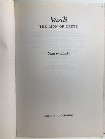 VASILI: The Lion of Crete