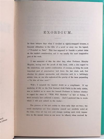 WILD WILL ENDERBY: A Story of the New Zealand Gold Fields