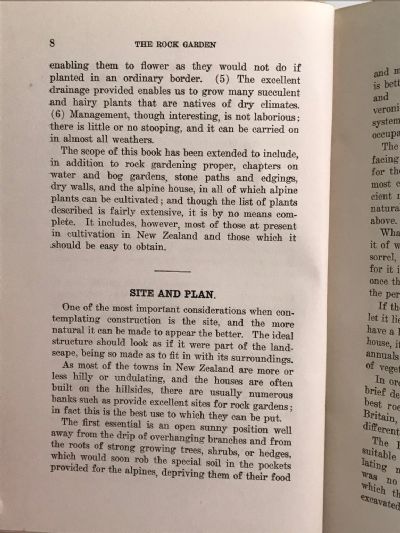 ROCK GARDENING IN NEW ZEALAND