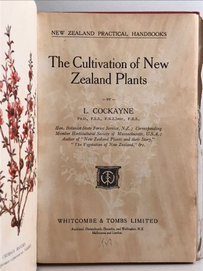THE CULTIVATION OF NEW ZEALAND PLANTS