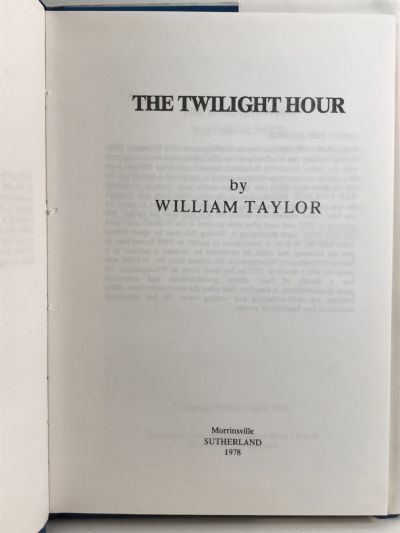 THE TWILIGHT HOUR: A Personal Account of World War I