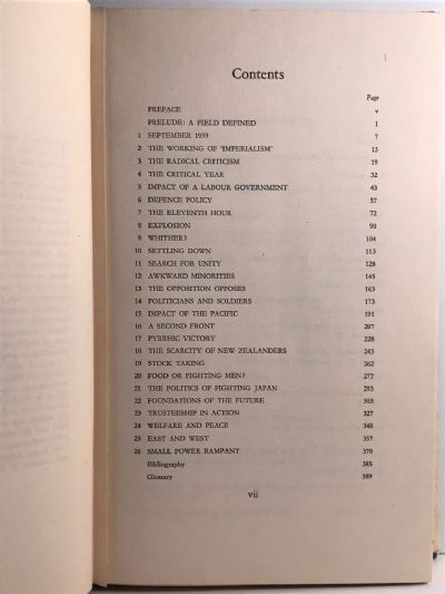 THE NEW ZEALAND PEOPLE AT WAR: Political and Internal Affairs