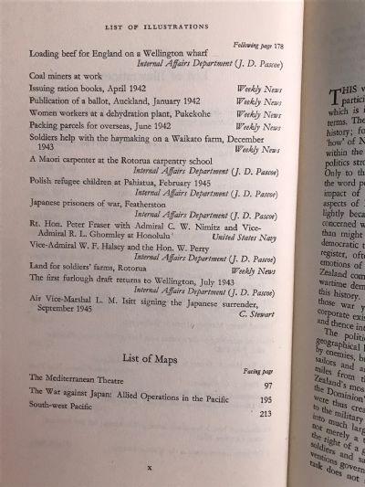 THE NEW ZEALAND PEOPLE AT WAR: Political and Internal Affairs
