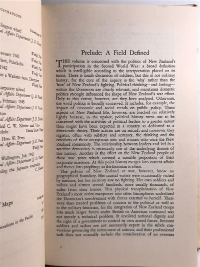 THE NEW ZEALAND PEOPLE AT WAR: Political and Internal Affairs