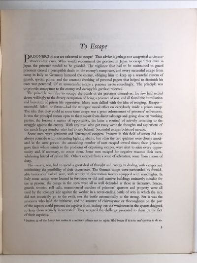 ESCAPES: New Zealand in the Second World War Official History