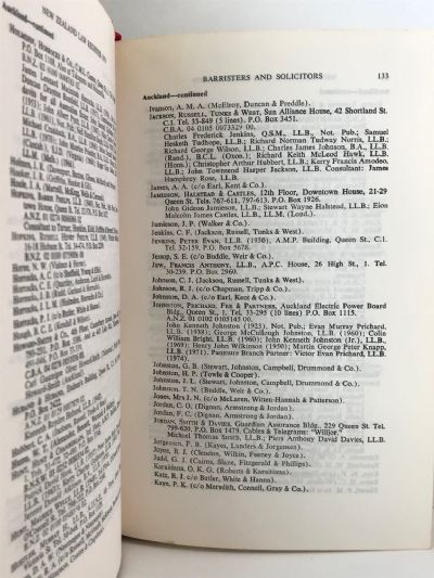 THE NEW ZEALAND LAW REGISTER 1979