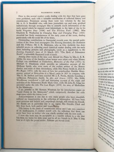 PALMERSTON NORTH: A Centennial History