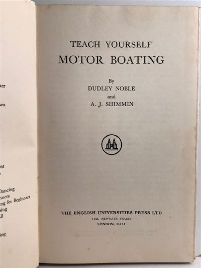 TEACH YOURSELF MOTOR BOATING