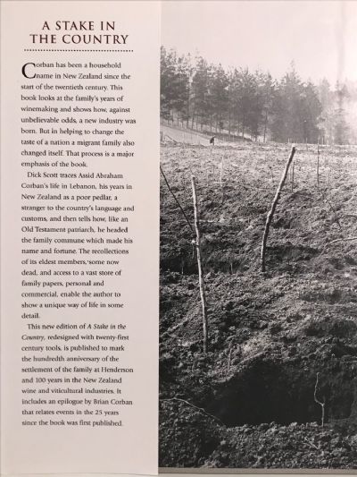 A STAKE IN THE COUNTRY Assid Abraham Corban & His Family 1892-2002