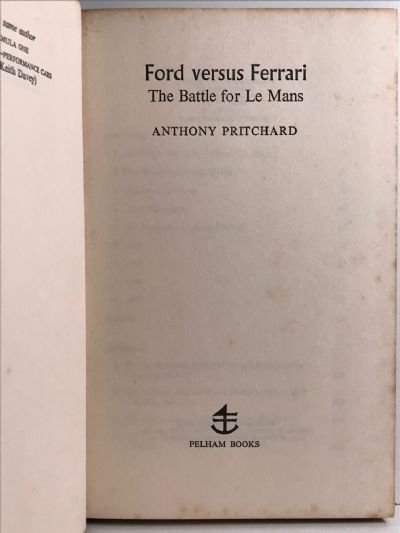 FORD VERSUS FERRARI: The Battle for Le Mans